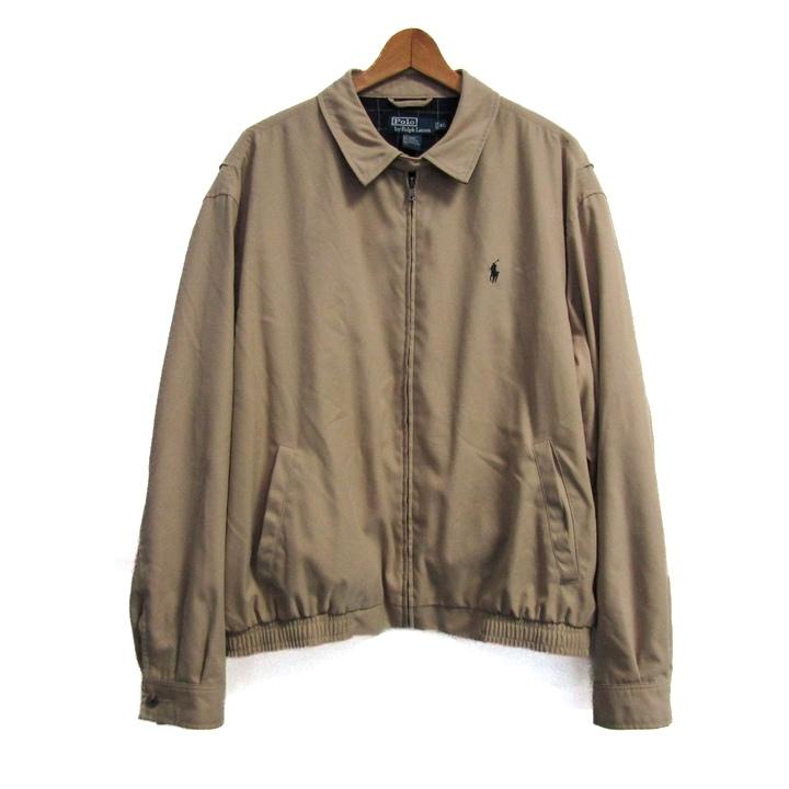 Ralph Lauren ベージュ ジャンパー　ブルゾン　スイングトップ ポロバイラルフローレン スイングトップ ジャケット ブルゾン アウター