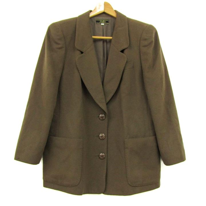 Leilian（レリアン） テーラードジャケット アウター ウール カシミヤ 