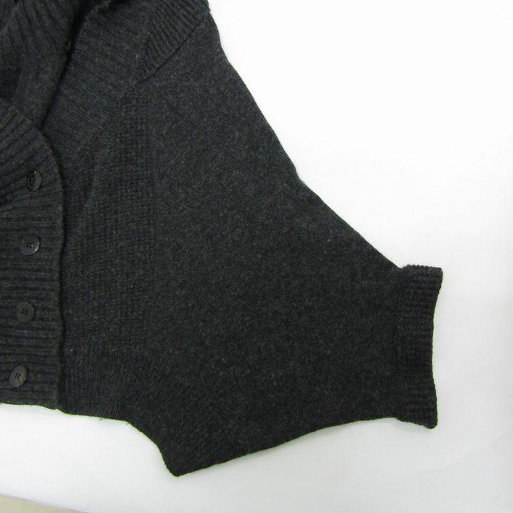 トランク ヒロココシノ カーディガン ドルマンスリーブ トップス カシミヤ混 レディース 38サイズ グレー TRUNK HIROKO KOSHINO トランク ヒロココシノ カーディガン ドルマンスリーブ トップス
