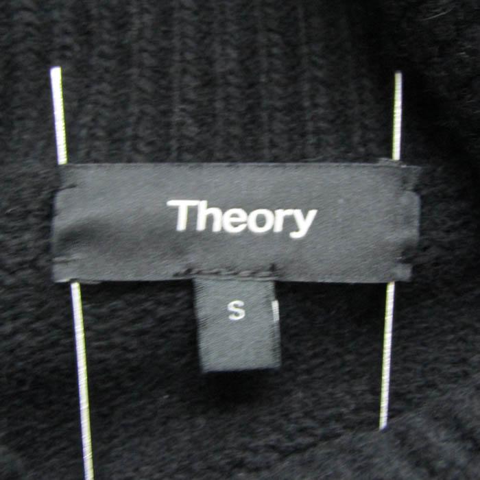 セオリー ニット 長袖 タートルネック ウール混 トップス レディース Sサイズ ブラック theory Theory - セオリー ニット 長袖 タートルネック ウール混 トップス