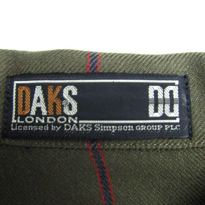 ダックス 長袖シャツ チェック柄 ウール トップス レディース 9Rサイズ カーキ×イエロー DAKS DAKS（ダックス） 長袖シャツ チェック柄 ウール トップス レディース