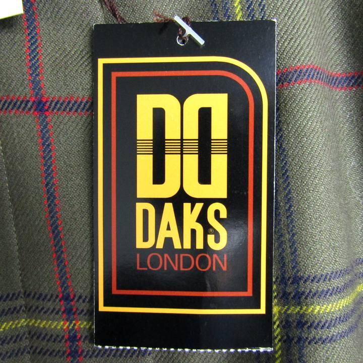 ダックス 長袖シャツ チェック柄 ウール トップス レディース 9Rサイズ カーキ×イエロー DAKS DAKS（ダックス） 長袖シャツ チェック柄 ウール トップス レディース