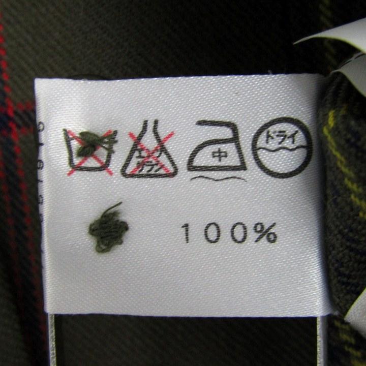 DAKS（ダックス） 長袖シャツ チェック柄 ウール トップス レディース