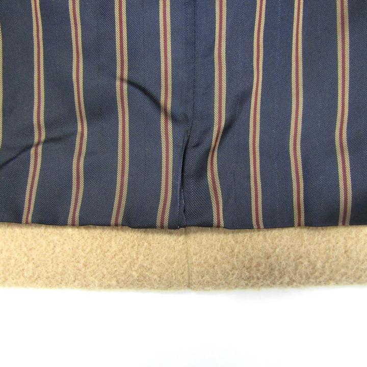 極美品☆ANAYI アナイ アンゴラ混ファー付きノーカラーコート キャメル