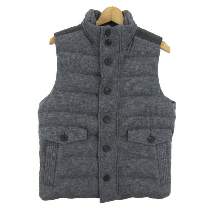 JOSEPH HOMME ダウンベスト 46 ダークグレー ジョセフオム ダウンベスト ジャケット アウター ツイード メンズ 46