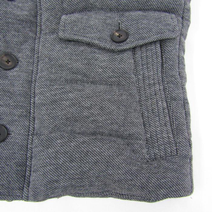 JOSEPH HOMME ダウンベスト 46 ダークグレー ジョセフオム ダウンベスト ジャケット アウター ツイード メンズ 46