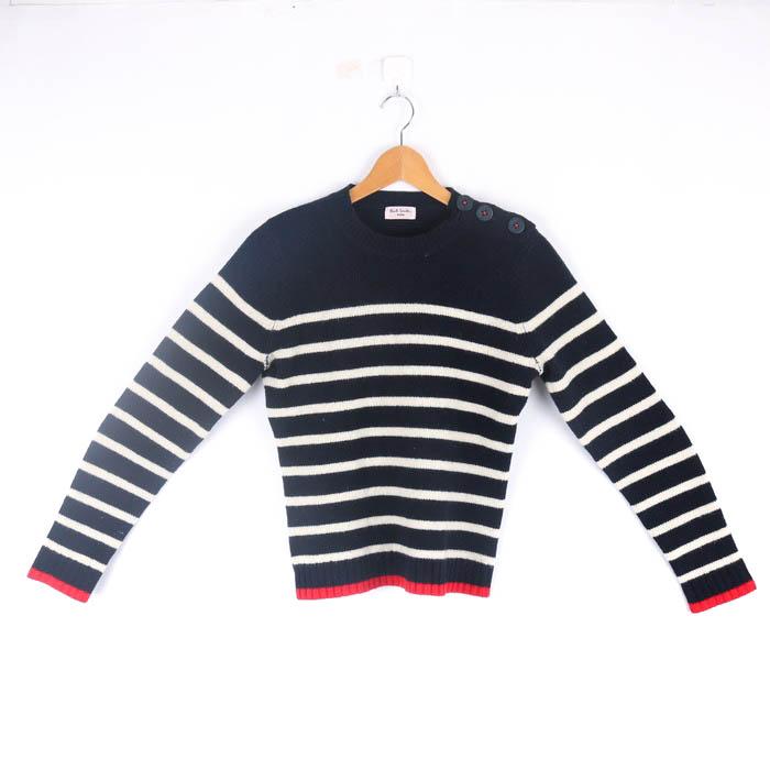 Paul Smith ポールスミス ニット セーター 長袖 ボーダー ウール100 