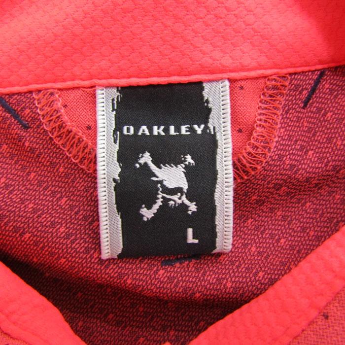 OAKLEY（オークリー） 半袖シャツ スポーツウエア トップス 赤 メンズ