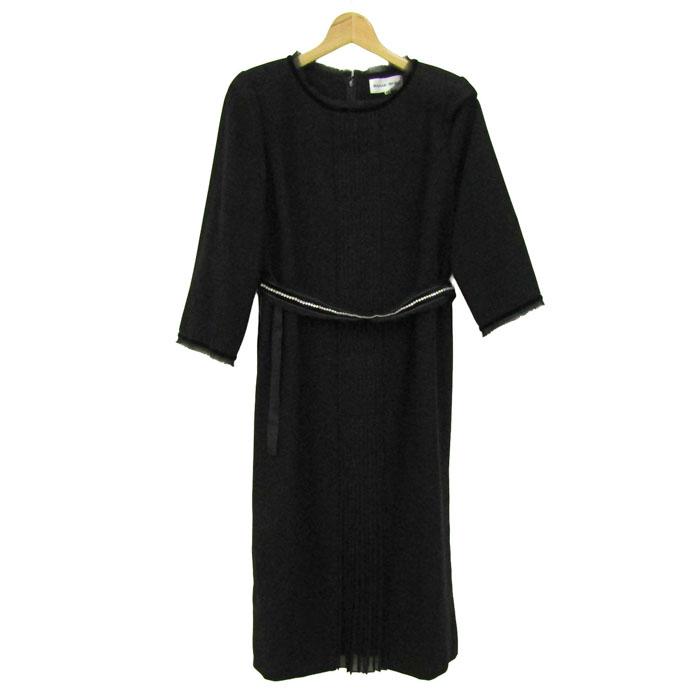 HANAE MORI Boutique ハナエモリ ワンピース　ドレス HANAE MORI（ハナエモリ） ロングワンピース トップス 長袖 シフォン