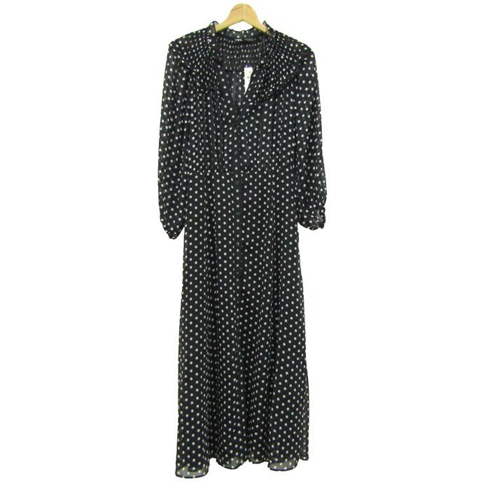 ZARA ドットシャツワンピース ZARA（ザラ） シャツワンピース 長袖 