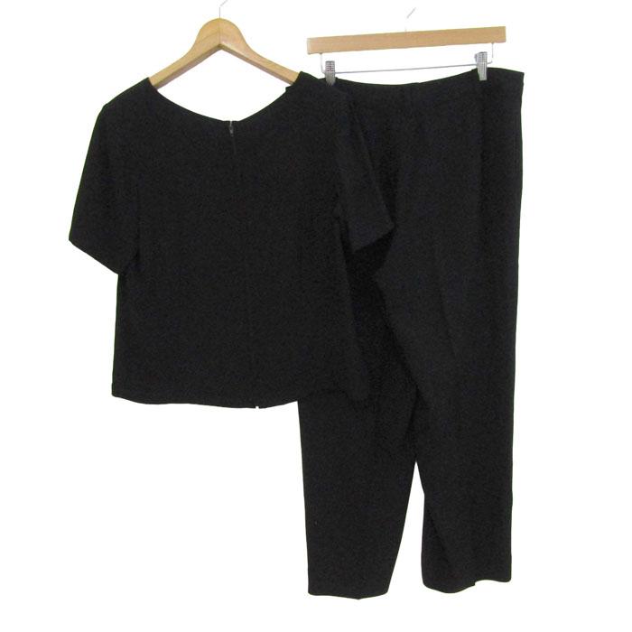 レキップヨシエイナバ セットアップ 上下 ブラウス パンツ 大きい 