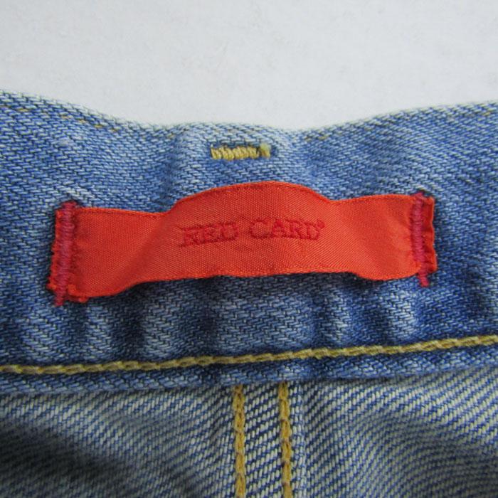 レッドカードトーキョー デニムパンツ ジーンズ ジーパン ストレッチ ボトムス 日本製 メンズ 25(28)サイズ ブルー RED CARD TOKYO レッドカードトーキョー デニムパンツ ジーンズ ジーパン ストレッチ
