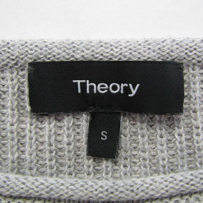 Theory - セオリー ニット 長袖 ウール/カシミヤ トップス レディース Sサイズ グリーン系 theory theory（セオリー） ニット 長袖 カシミヤ混 トップス レディース S
