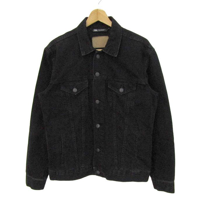 ZARA（ザラ） デニムジャケット Gジャン コットン100% アウター 黒 