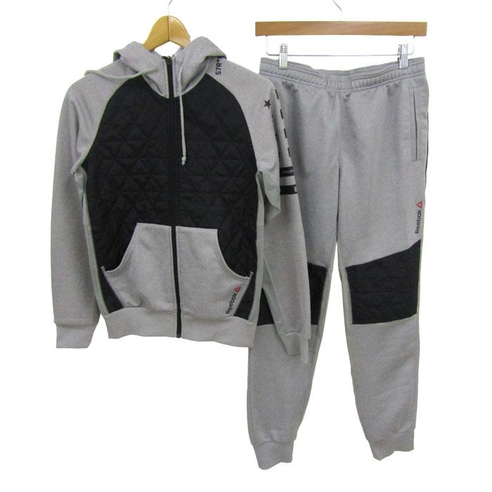 あ*と様 【Reebok】フーディー&ジョガーパンツ／セットアップ／トレーニング Reebok（リーボック） セットアップ 上下セット パーカー ジョガー