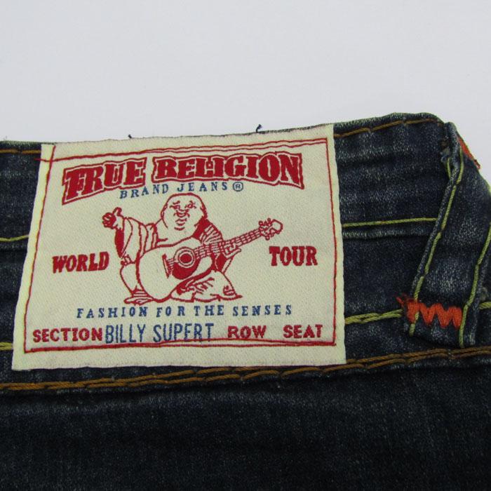【超激レア/必見】True Religion 刺繍フレアデニム レディゴディバ TRUE RELIGION（トゥルーレリジョン） USA製デニムパンツ ボトムス