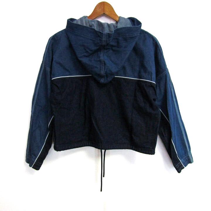 adidas（アディダス） デニムパーカー フーディ トップス レディース M 