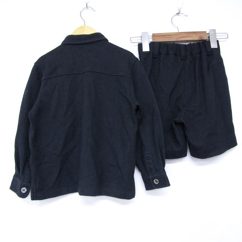 ジャケット　シャツ　半ズボンセット TRUSSARDI トラサルディ 上下セットアップ シャツジャケット 半