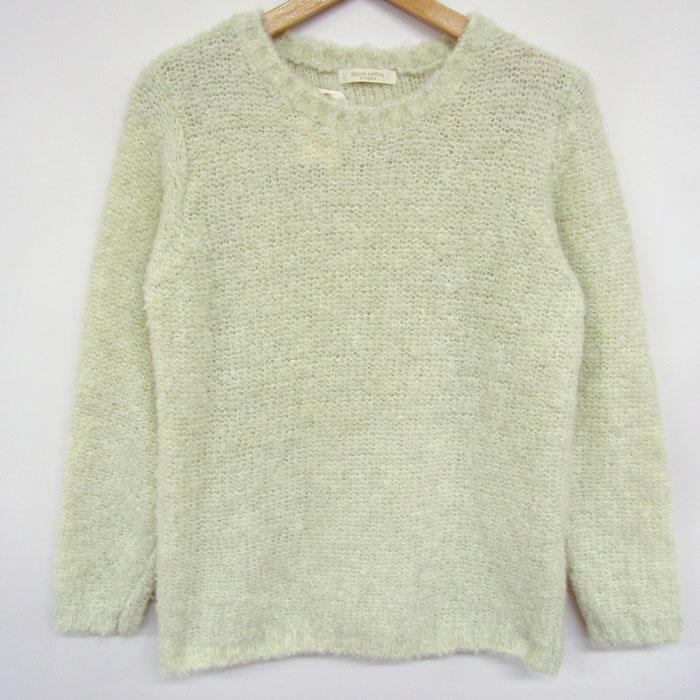 ショコラフィネローブ グリーンパークス ニット 長袖 カットソー  