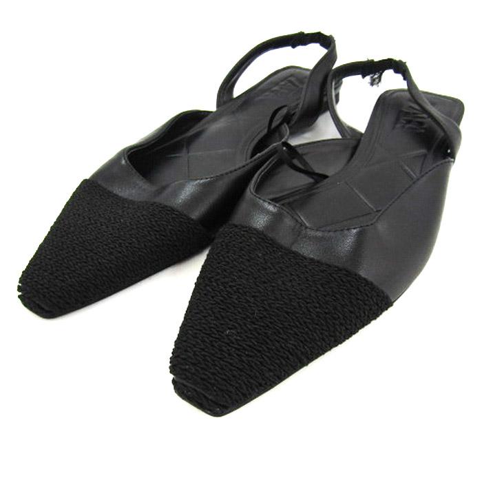 ZARA ザラ ミュール パンプス バックストラップ フラット 靴