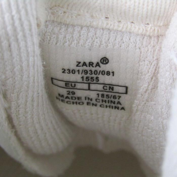 ZARA ザラ スニーカー ローカット 厚底 シューズ 靴 キッズ