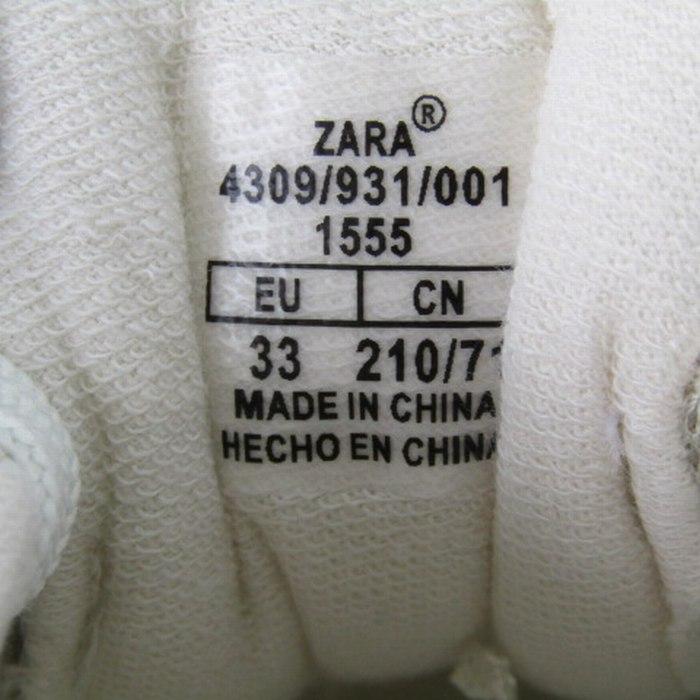 ZARA（ザラ） スニーカー ローカット 厚底 シューズ 靴 白 キッズ