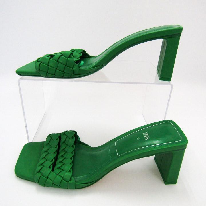 ZARA（ザラ） ミュール サンダル スクエアトゥ 靴 レディース 36サイズ