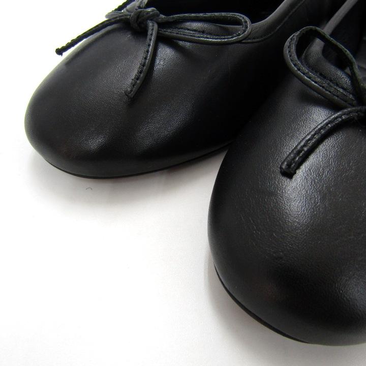 新品 未使用 FURLA フルラ 黒 レザー フラットシューズ バレエシューズ 新品 未使用 FURLA フルラ 黒 レザー フラットシューズ バレエシューズ