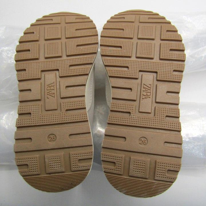 ZARA ザラ スニーカー ローカット 厚底 シューズ 靴 白 キッズ