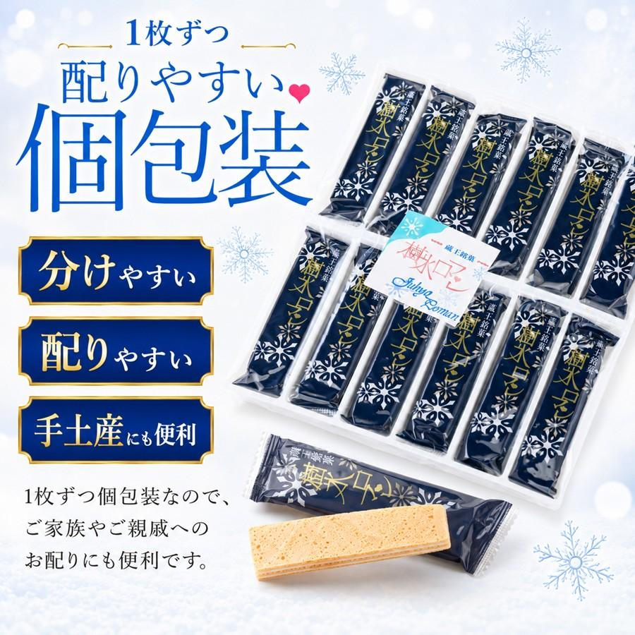 蔵王銘菓 樹氷ロマン 24枚入り 山形 お土産 個包装 お菓子 ギフト 焼き菓子 手土産 贈答用 お取り寄せ 【A01】 |  | 04