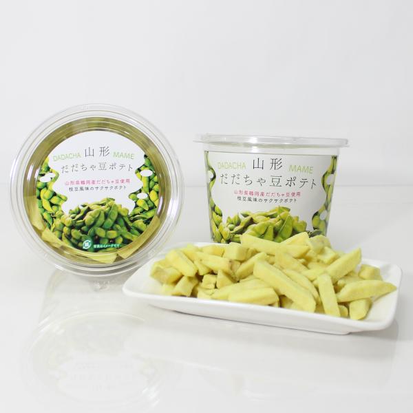 だだちゃ豆ポテトスティック 1カップ(138g) 山形限定 お土産 お菓子 駄菓子 オリジナル お取り寄せ おやつ スナック菓子 【A01】 |  | 01