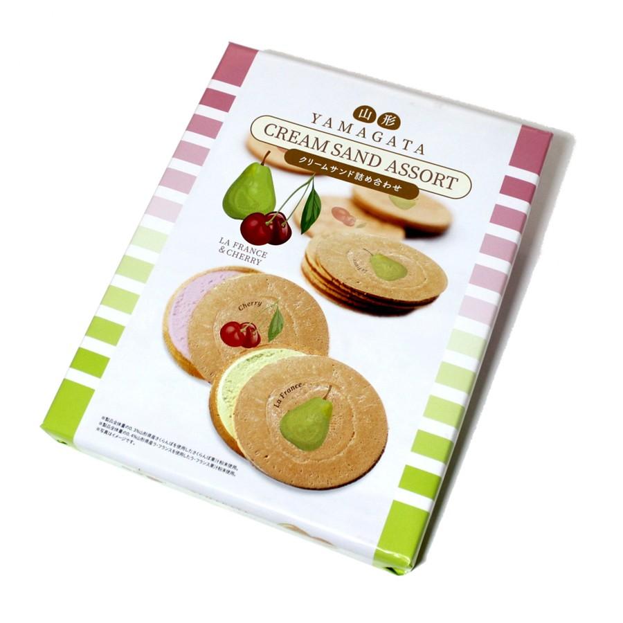 山形クリームサンド詰め合わせ 1箱(計16枚：ラ・フランス8枚