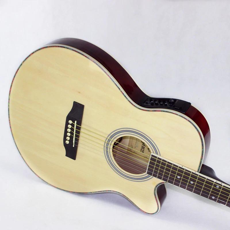 アコースティックギター 本体 高品質薄型室内練習用にも最適 :y10806 