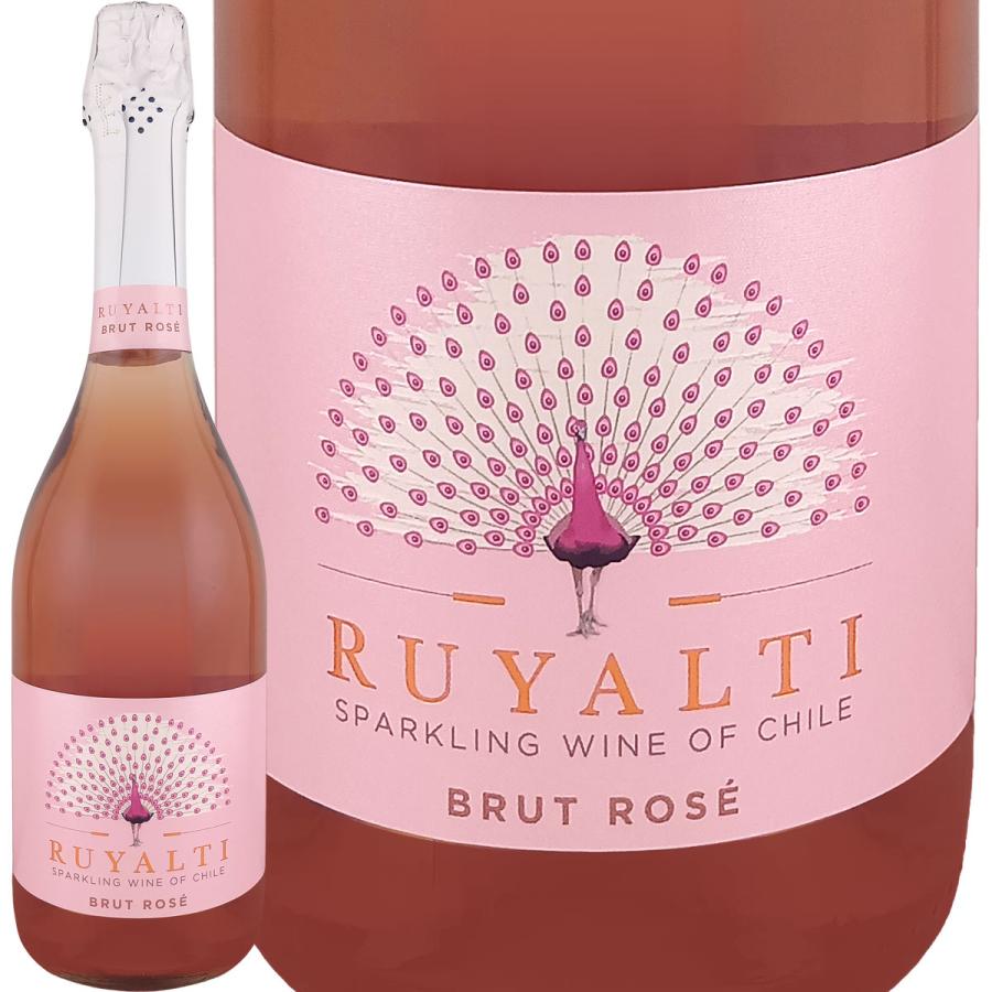 ルヤルティ・スパークリング sparkling ・ロゼ rose ・ブリュット チリ