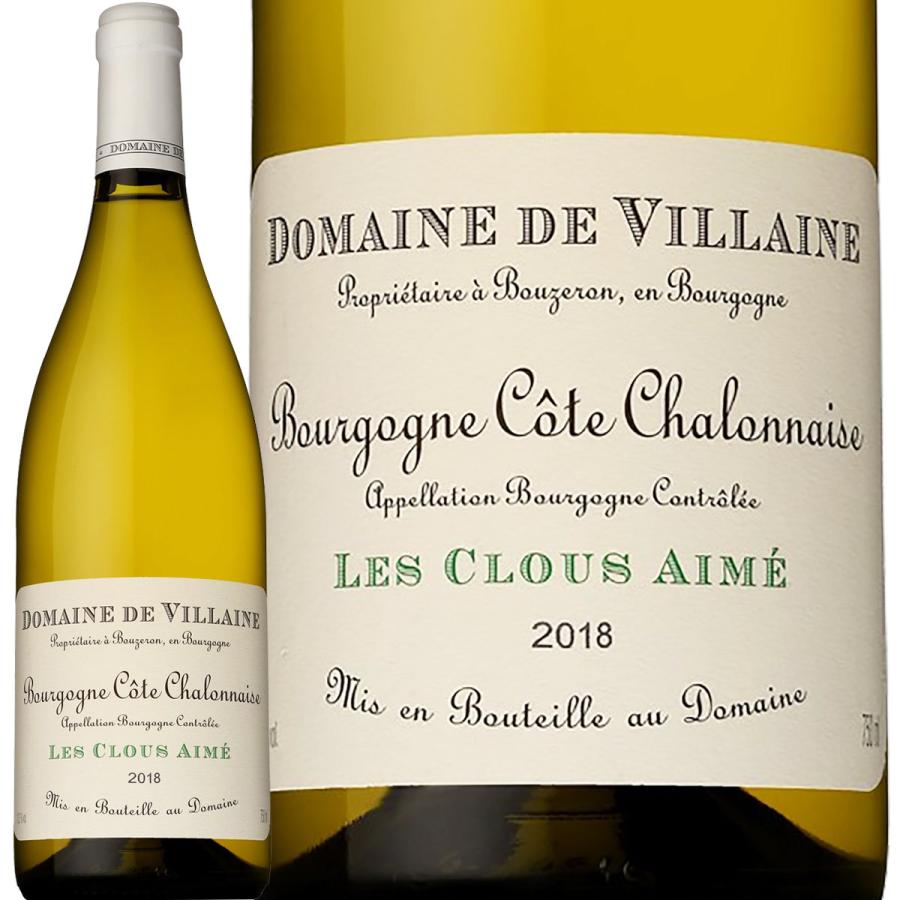 白ワイン フランス ブルゴーニュ 750ml wine ドメーヌ・ド・ヴィレーヌ・bourgogne・コート・シャロネーズ・ブラン・レ・クル・エメ 2018 France シャルドネ | 