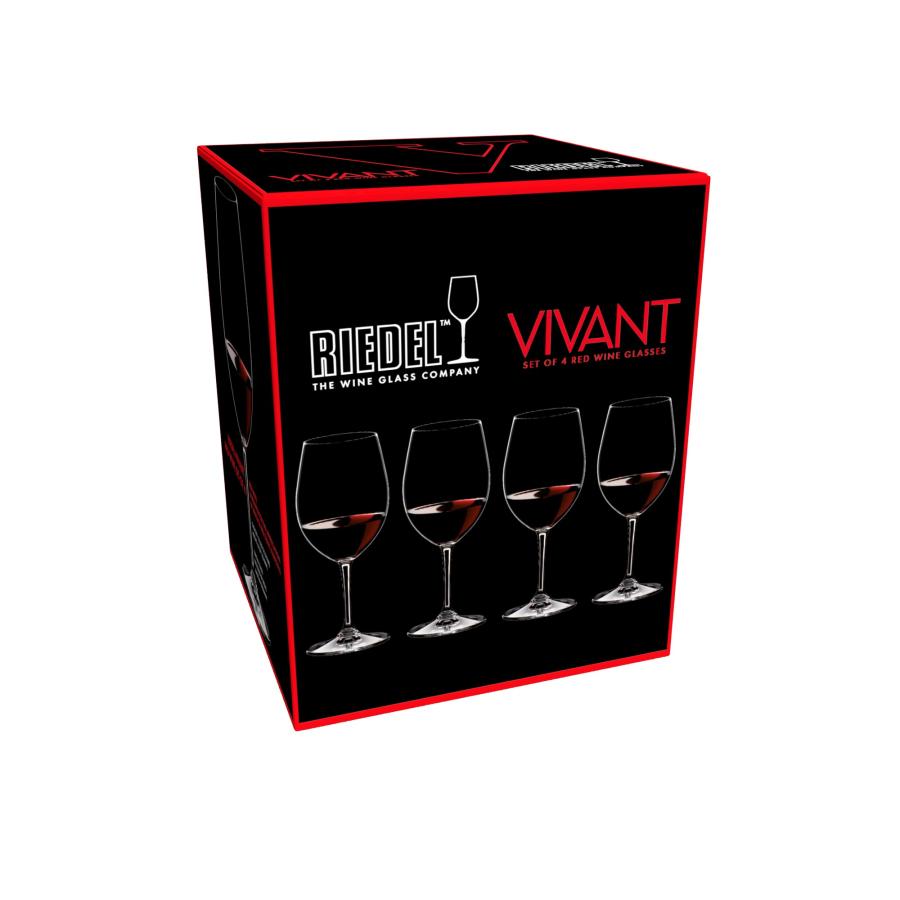 ワイン wine グラス リーデル・ヴィヴァント 4脚セット set 赤 