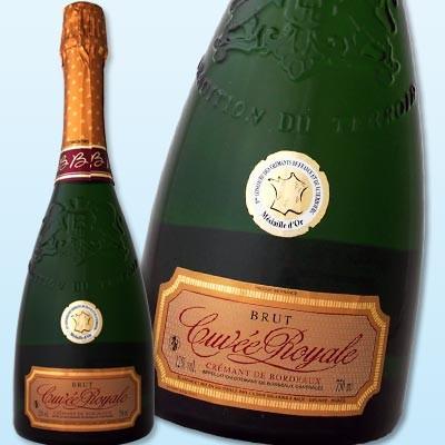 スパークリングワイン ジャン・ルイ・バララン・キュベ・ロワイヤル・クレマン・ド・ボルドー フランス  750ml 辛口 wine sparkling｜kbwine