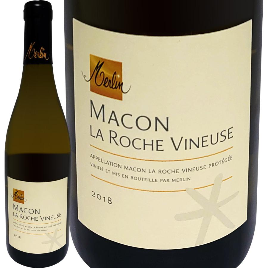 白ワイン フランス ブルゴーニュ 750ml wine France bourgogne オリヴィエ・メールラン マコン・ラ・ロッシュ・ヴィヌーズ・ブラン 2018 ミディアムボディ 辛口 | 