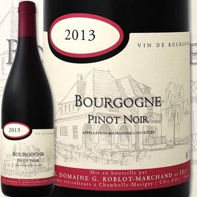 赤ワイン フランス・ブルゴーニュ ドメーヌ・G.ロブロ・マルシャン・ブルゴーニュ・ルージュ　2012 wine｜kbwine