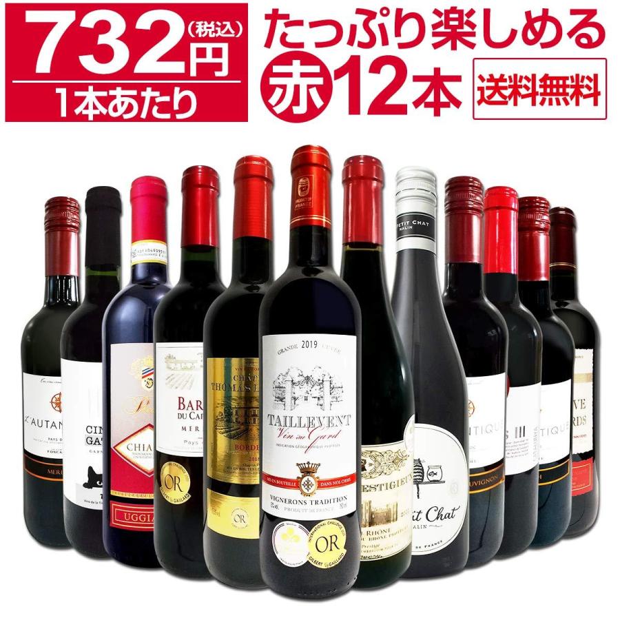 赤ワイン セット フランス スペイン イタリア 12本 750ml wine set