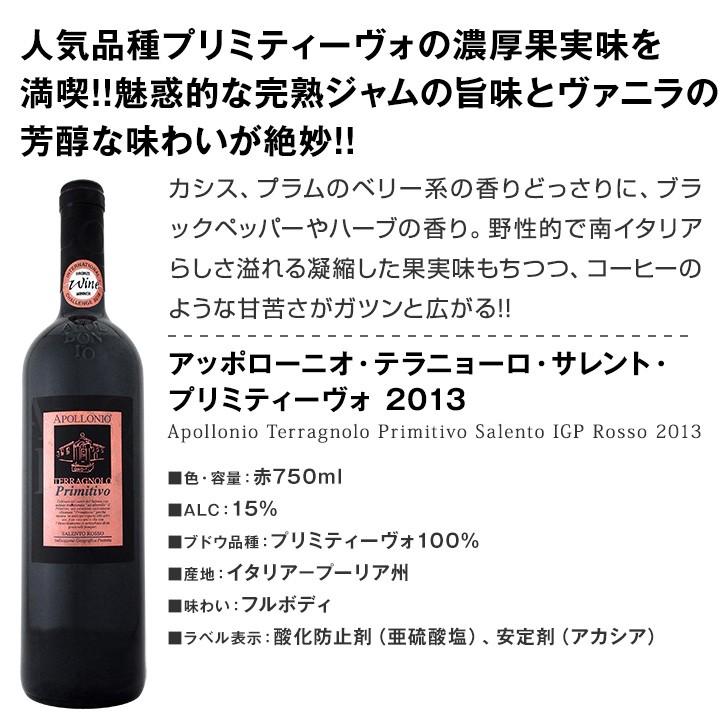 赤ワイン5本セット wine set 大人気イタリアンアッポローニオ濃厚