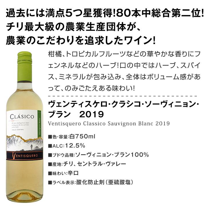 白ワイン セット 6本 wine set チリ オーストラリア ニュージーランド 750ml 爽快さわやかなソーヴィニョン ブラン厳選 飲み比べ お酒｜kbwine｜05