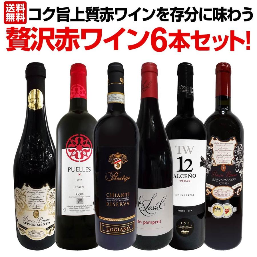 赤ワイン セット フランス イタリア スペイン 6本 Wine Set 当店 極 厳選 赤ワイン好きなら 格別の美味しさ コク旨上質 存分に味わう贅沢 京橋ワイン 赤 白 セット Wine 通販 Paypayモール