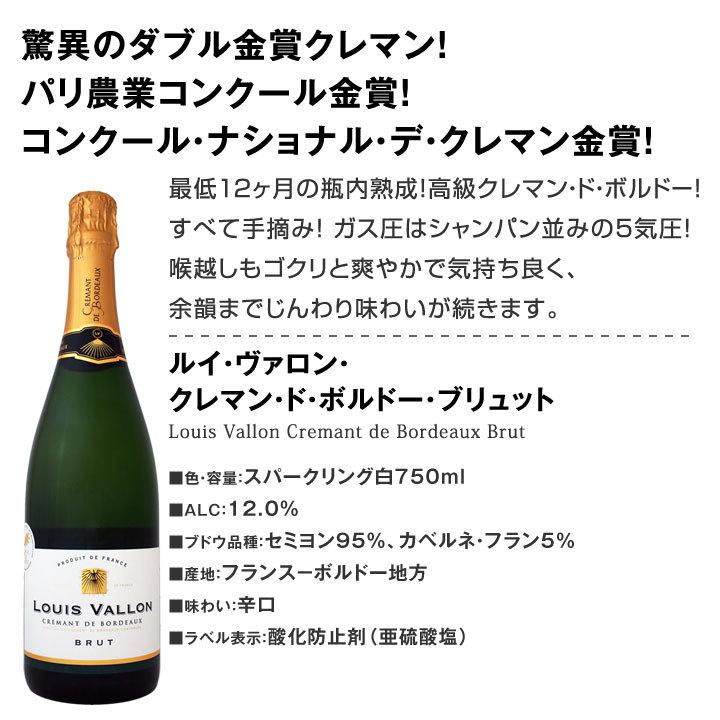 スパークリングワイン セット フランス スペイン 6本 wine set