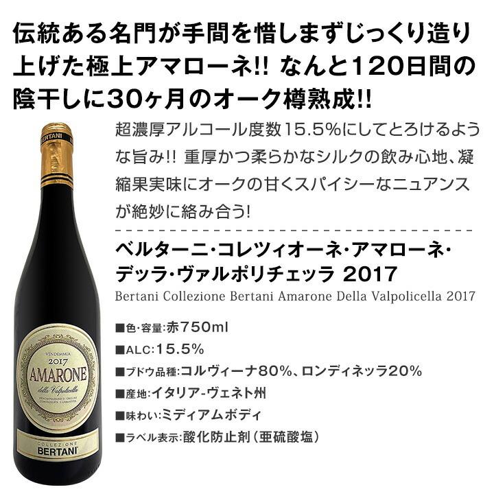 赤ワイン セット イタリア 5本 wine 750ml 100 set 限り 銘醸アマローネ入り ワンランク上の極旨 |  | 01