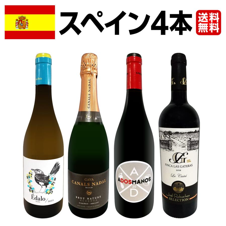 華麗なる新時代スペイン Spain ワイン wine 4本セット set : 京橋