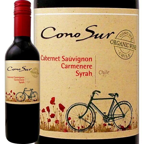 コノスル・オーガニック・カベルネ・カルメネール・シラー・ハーフボトル 最新ヴィンテージでお届け、画像とはヴィンテージが異なる場合があります | 