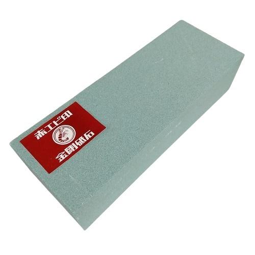 ナニワ研磨 赤エビ印金剛砥石 GC角 三丁掛 細目 刃物用