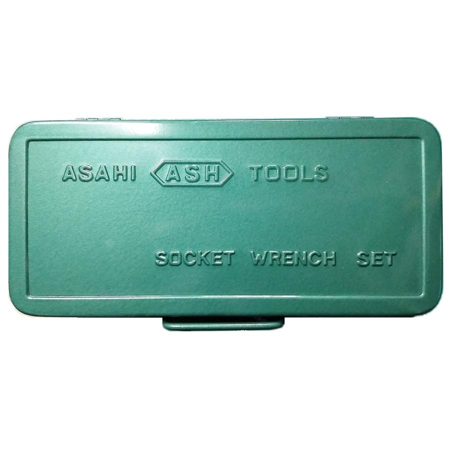 訳ありB級品/化粧箱無し アサヒ ソケットレンチセット9.5sq 17点 VO