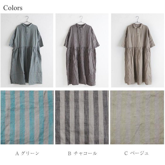 Ichi Antiquite S イチアンティークス Op リネンストライプオーバーダイシャツ半袖ワンピース 日本製 ナチュラル レディースファッション Pumila 通販 Yahoo ショッピング